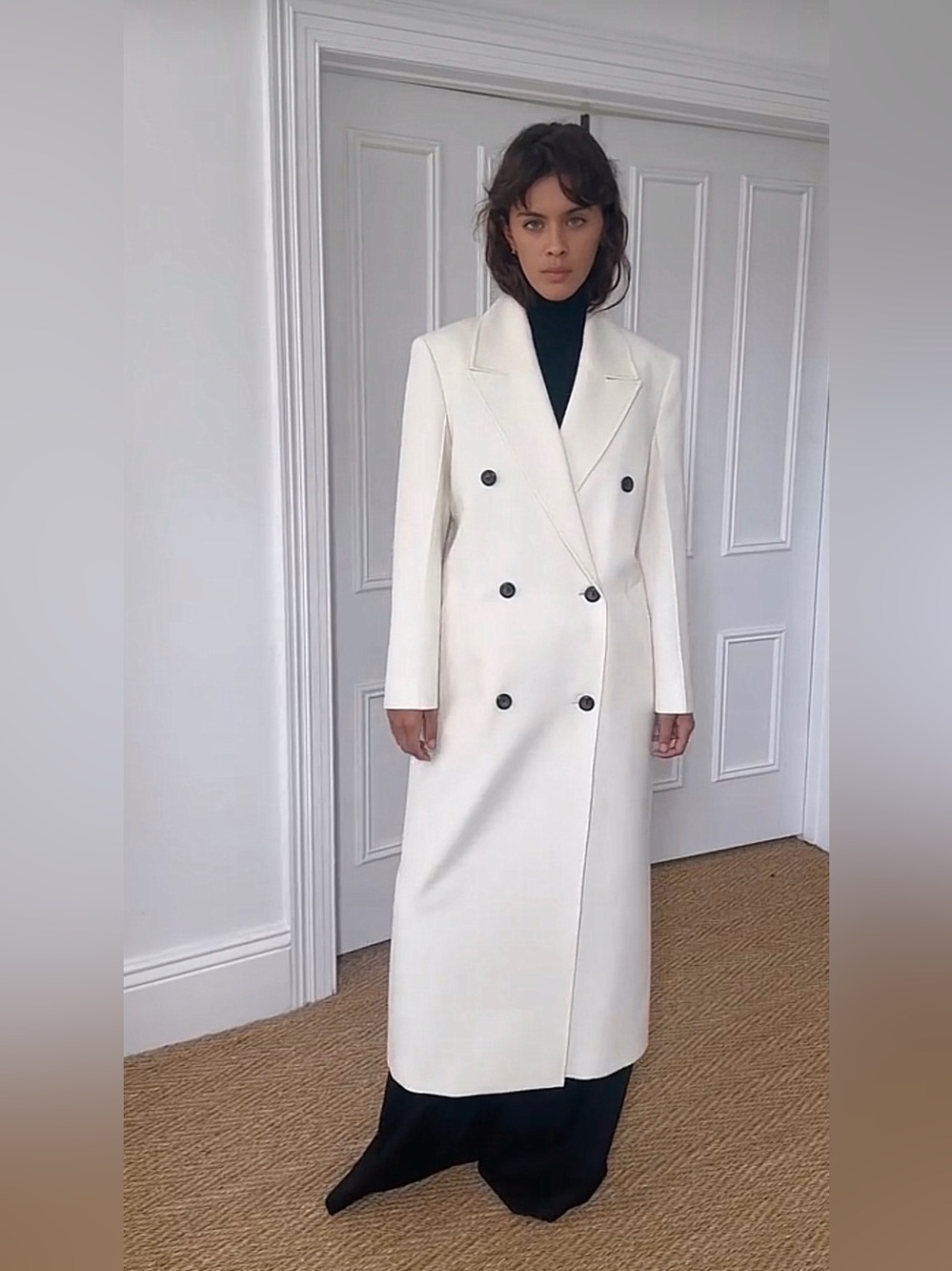 Rohe white wool coat - Picture 2 of 5